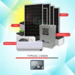 1 Ton AC Kit with 60 A charge controller Picture 2