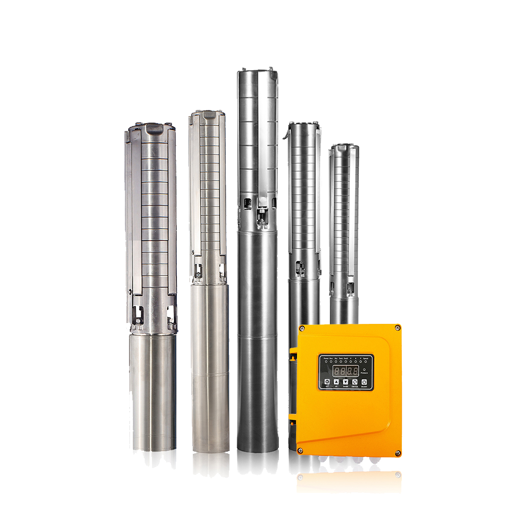 Economic DC Submersible Pump With SS304 Impeller