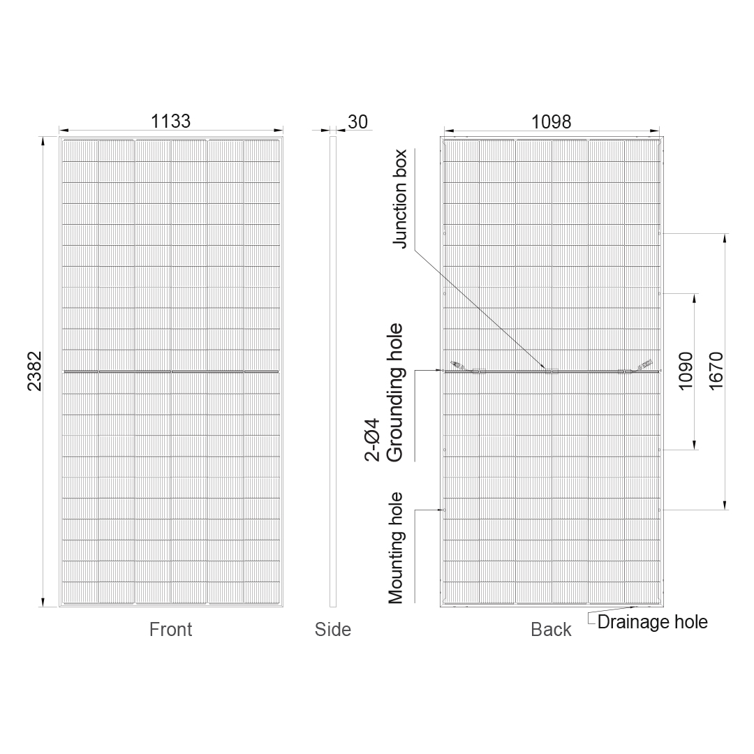 AE Solar panel 630W 5